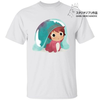 Ponyo Water Color T Shirt