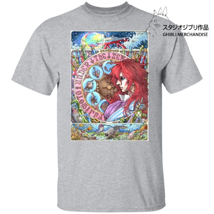 Ponyo's Father Portrait Art T Shirt