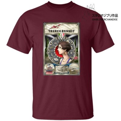 Porco Rosso Fiona Portrait Art T Shirt