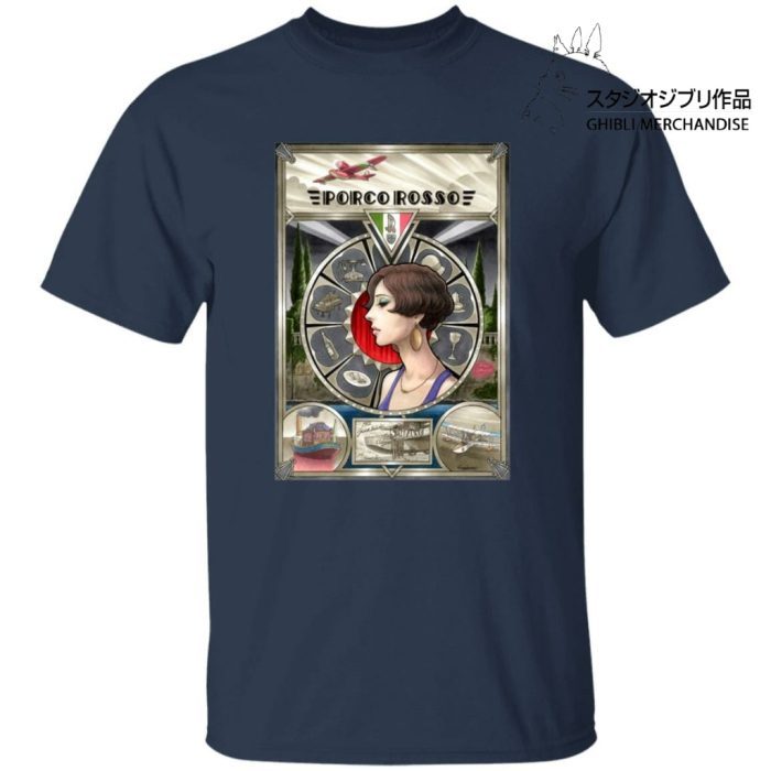 Porco Rosso Fiona Portrait Art T Shirt