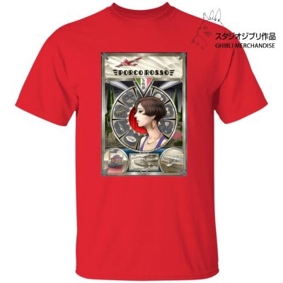 Porco Rosso Fiona Portrait Art T Shirt