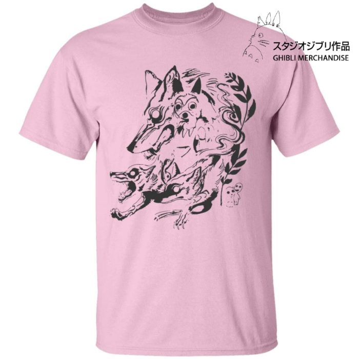 Princess Mononoke and The Wolf Creative Art T Shirt Unisex