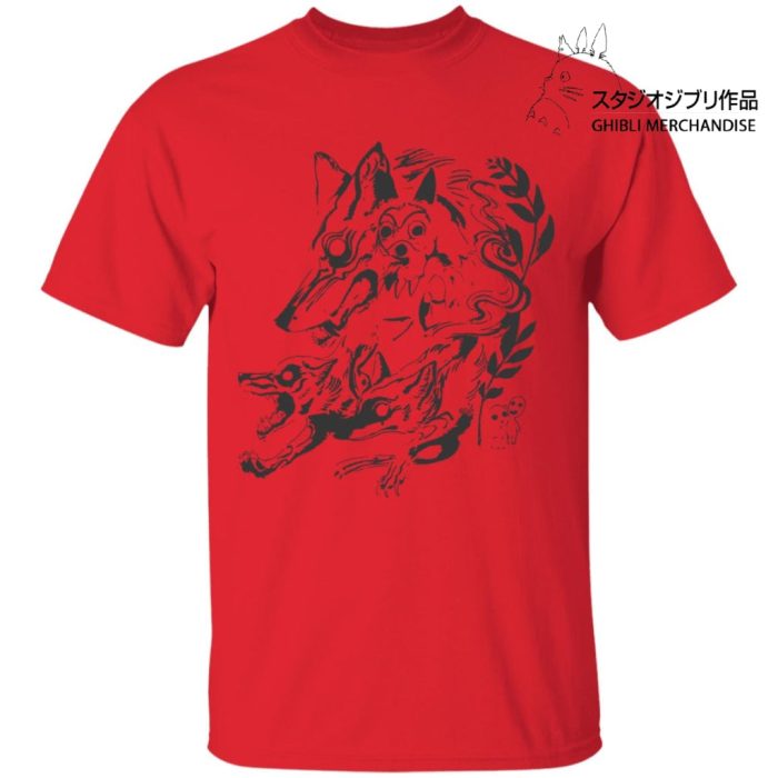 Princess Mononoke and The Wolf Creative Art T Shirt Unisex