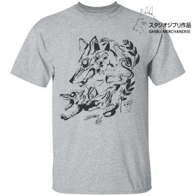 Princess Mononoke and The Wolf Creative Art T Shirt Unisex