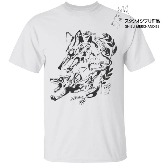 Princess Mononoke and The Wolf Creative Art T Shirt Unisex