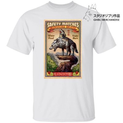 Princess Mononoke and The Wolf on Top T Shirt