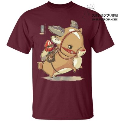 Princess Mononoke Ashitaka  and Yakul Chibi T Shirt