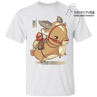 Princess Mononoke Ashitaka  and Yakul Chibi T Shirt