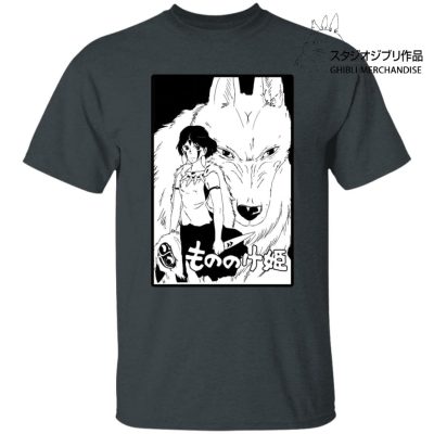 Princess Mononoke Black & White T Shirt Unisex