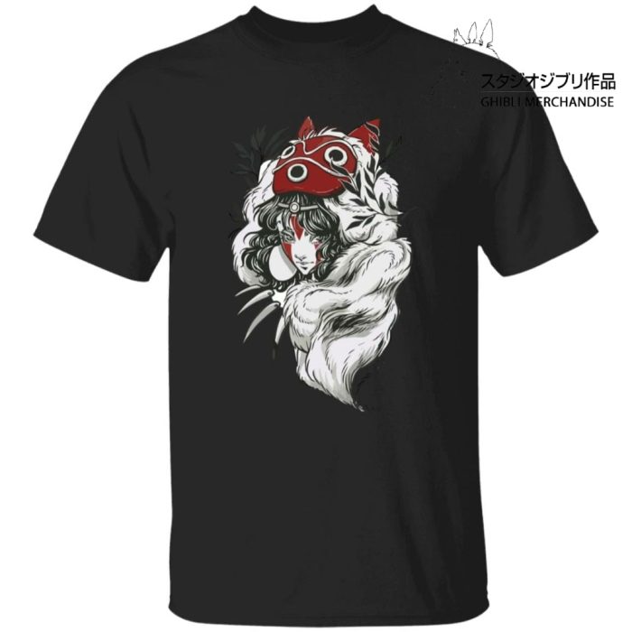 Princess Mononoke Black and White Fanart T Shirt