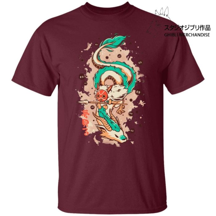 Princess Mononoke on the Dragon T Shirt