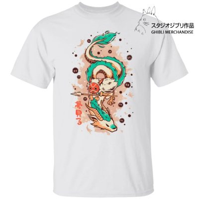 Princess Mononoke on the Dragon T Shirt