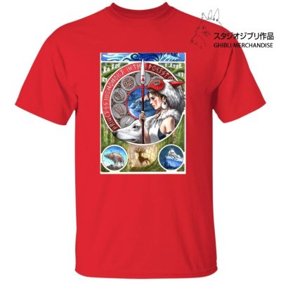 Princess Mononoke Portrait Art T Shirt