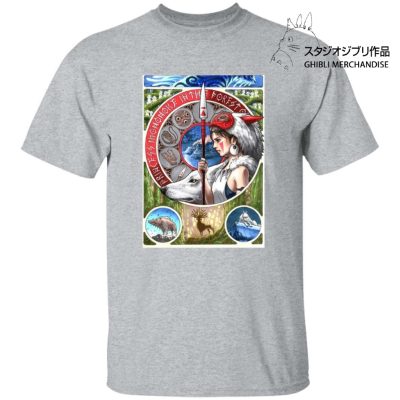 Princess Mononoke Portrait Art T Shirt