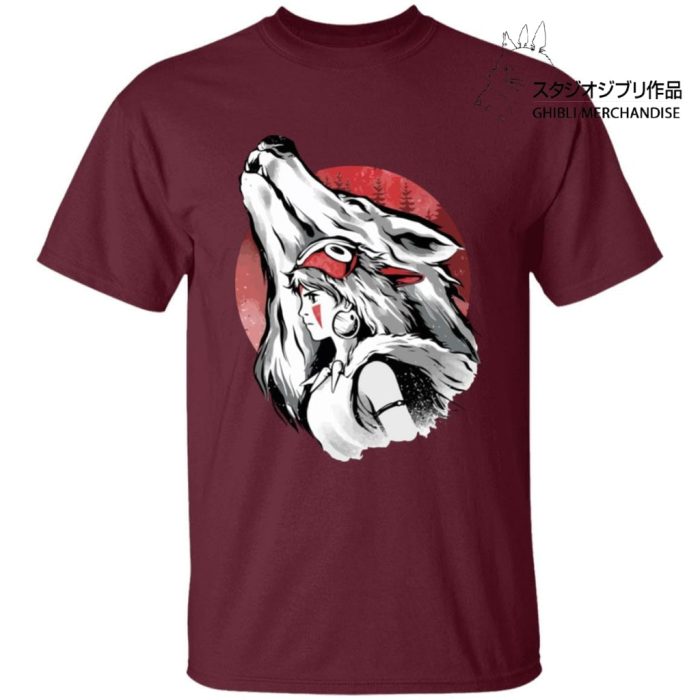 Princess Mononoke - Red Moon T Shirt