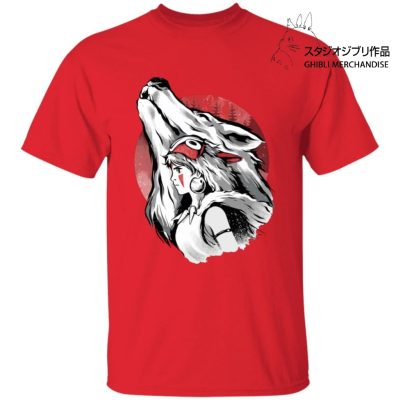 Princess Mononoke - Red Moon T Shirt