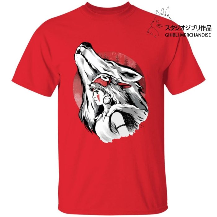 Princess Mononoke - Red Moon T Shirt