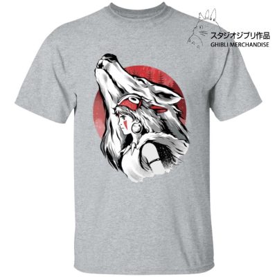 Princess Mononoke - Red Moon T Shirt