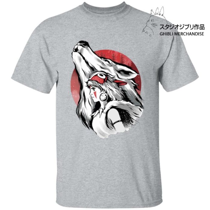 Princess Mononoke - Red Moon T Shirt