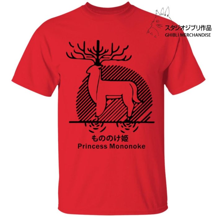 Princess Mononoke - Shishigami Line Art T Shirt Unisex