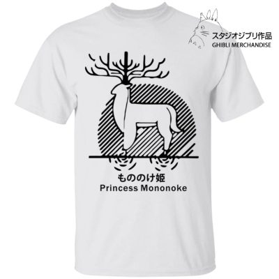 Princess Mononoke - Shishigami Line Art T Shirt Unisex