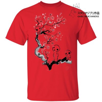 Princess Mononoke - Tree Spirits on the Cherry Blossom T Shirt Unisex