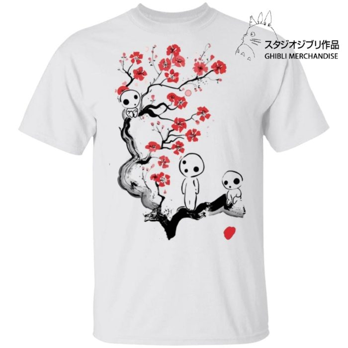 Princess Mononoke - Tree Spirits on the Cherry Blossom T Shirt Unisex