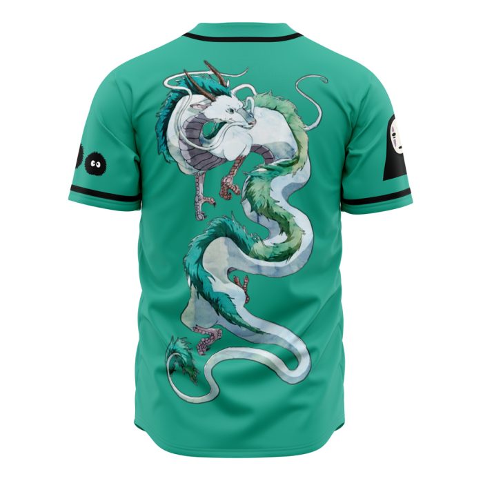 Spirited Away SG AOP Baseball Jersey BACK Mockup - Studio Ghibli Store