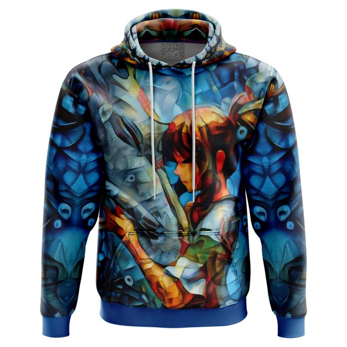 Trippy Spirited Away Studio Ghibli AOP Hoodie 3D FRONT Mockup - Studio Ghibli Store