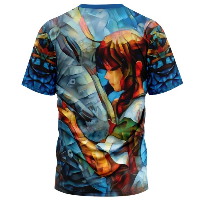 Trippy Spirited Away Studio Ghibli T Shirt 3D BACK Mockup - Studio Ghibli Store