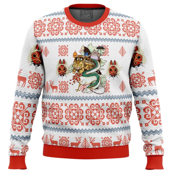 Ugly Christmas Sweater front 83 - Studio Ghibli Store