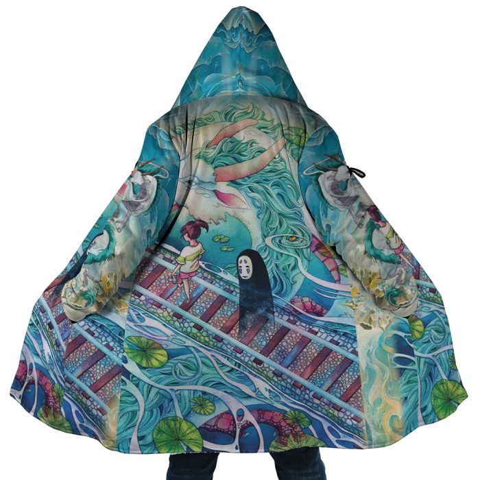 Mythical Spirited Away Studio Ghibli AOP Hooded Cloak Coat MAIN Mockup 1 - Studio Ghibli Store