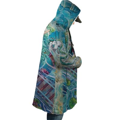 Mythical Spirited Away Studio Ghibli AOP Hooded Cloak Coat RIGHT Mockup 1 - Studio Ghibli Store