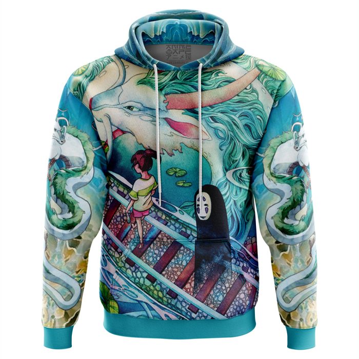 Mythical Spirited Away Studio Ghibli AOP Hoodie 3D FRONT Mockup - Studio Ghibli Store