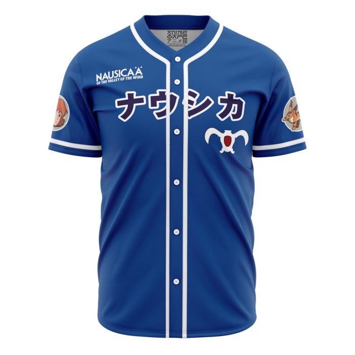 Nausicaa SG AOP Baseball Jersey FRONT Mockup 1 - Studio Ghibli Store