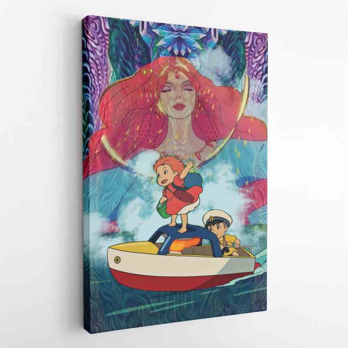 Ponyo SG CWA Portrait CPW hanging 1 - Studio Ghibli Store