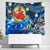 Porco Rosso Starry Night Studio Ghibli Wall Tapestry Horizontal Main 1 - Studio Ghibli Store