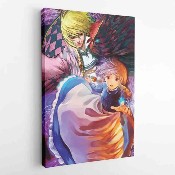 Trippy Howls Moving Castle SG CWA Portrait CPW hanging 1 - Studio Ghibli Store