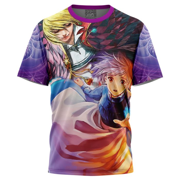 Trippy Howls Moving Castle Studio Ghibli T Shirt 3D FRONT Mockup - Studio Ghibli Store