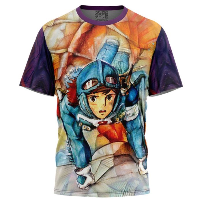 Trippy Nausicaa of the Valley of the Wind Studio Ghibli T Shirt 3D FRONT Mockup 800x800 2 - Studio Ghibli Store