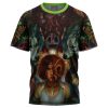 Trippy Princess Mononoke Studio Ghibli T Shirt 3D FRONT Mockup 1 - Studio Ghibli Store