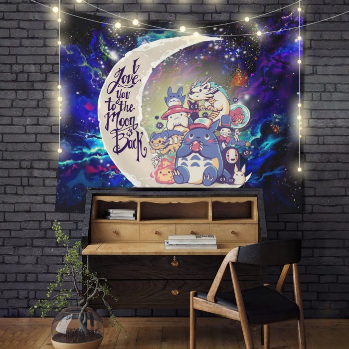 ghiblicharacterLoveYouToTheMoonGalaxyTapestryMC 1024x 1 - Studio Ghibli Store