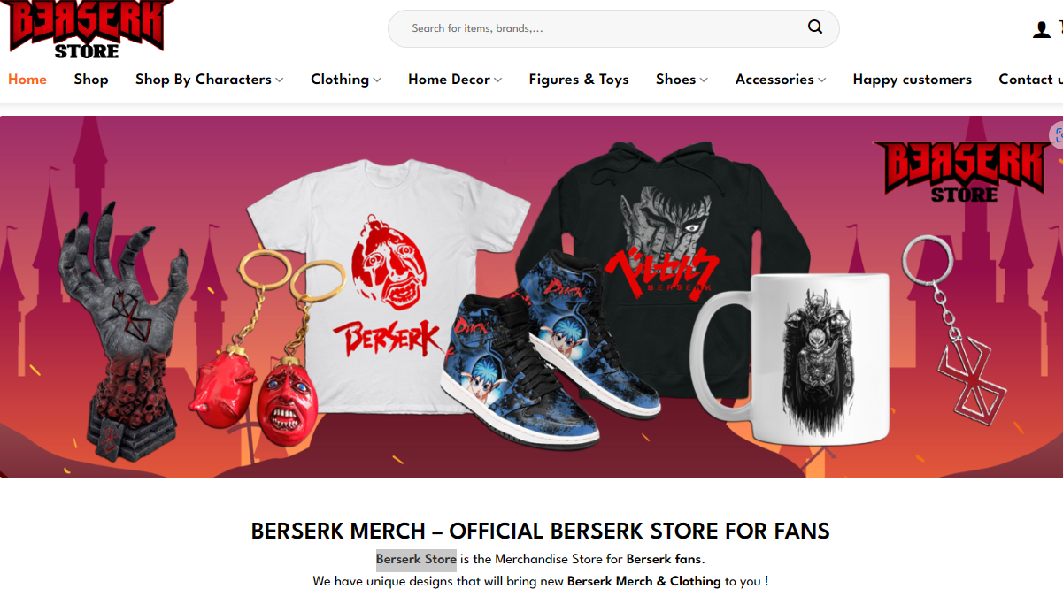 Berserk Store