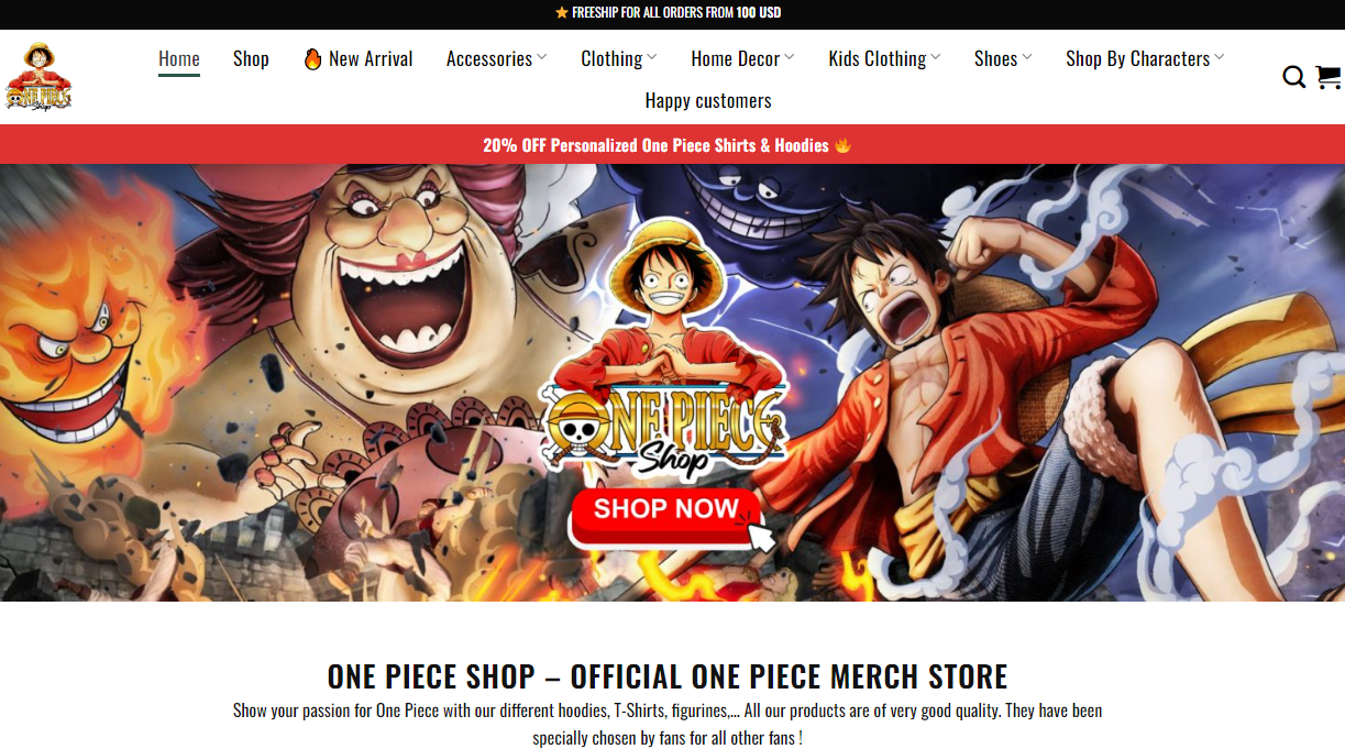 top 4 genuine one piece merch websites image1 - Studio Ghibli Store