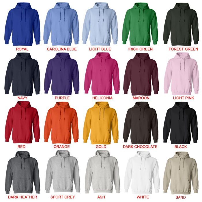 hoodie color chart - Studio Ghibli Store