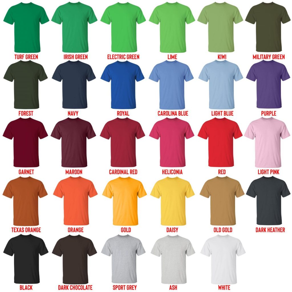 t shirt color chart - Studio Ghibli Store