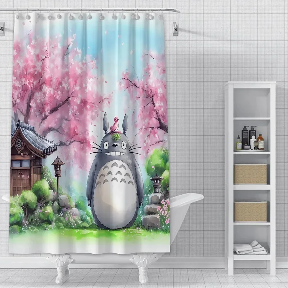 Studio Ghibli Cute Shower Curtain