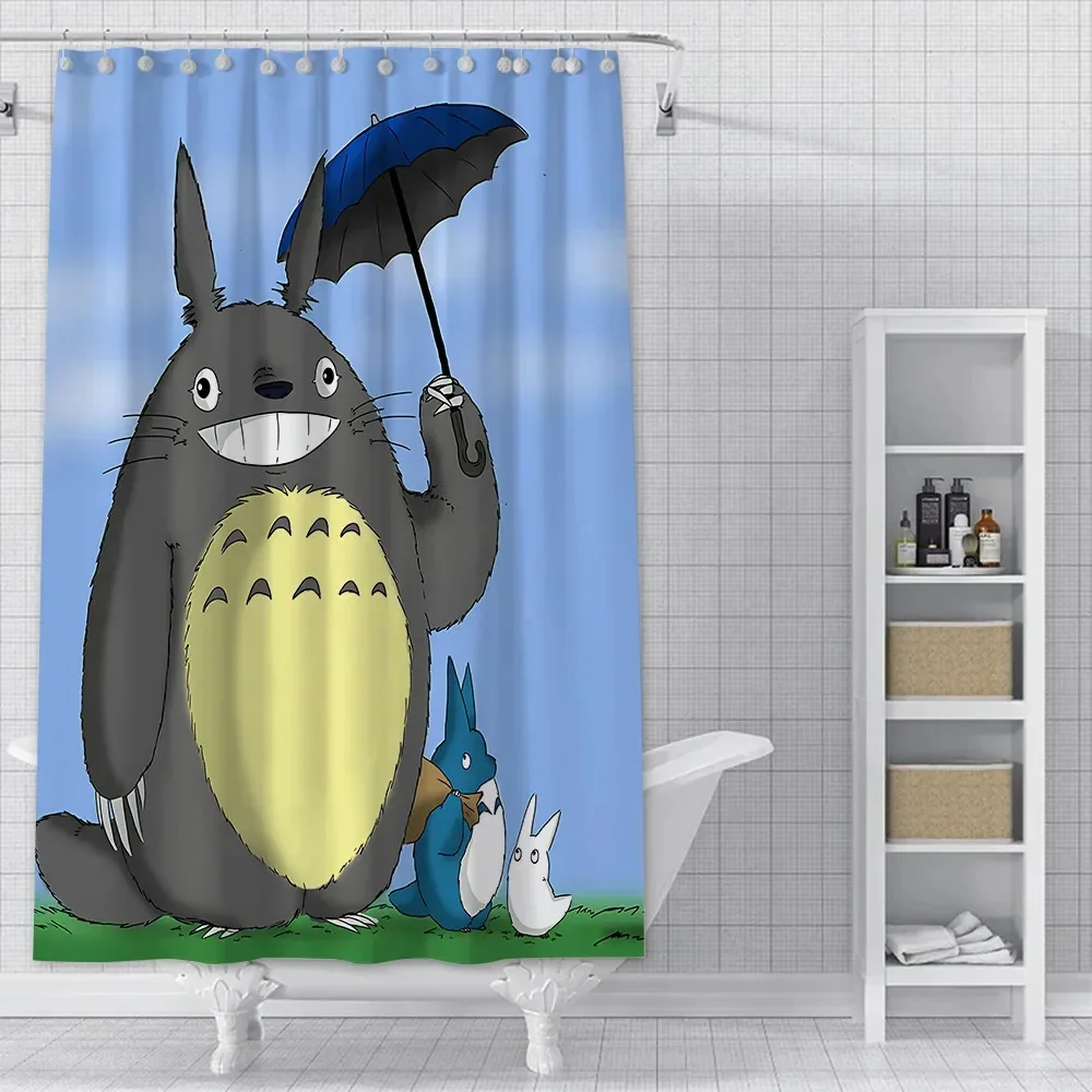 Studio Ghibli Totoro Cute Shower Curtain